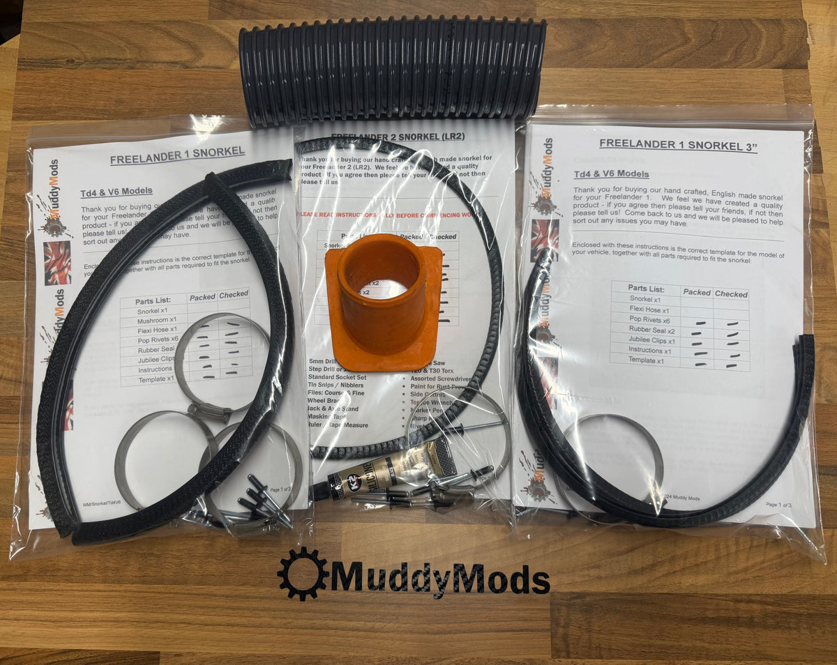 Freelander 1 & 2 Snorkel Fitting Kit Only