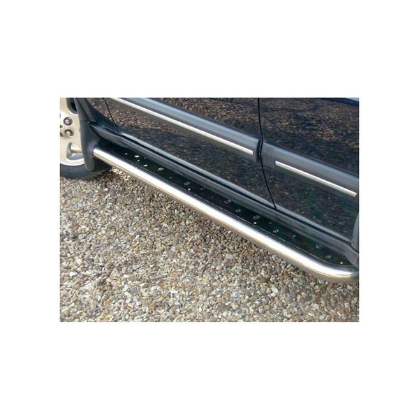 Discovery 2 Side steps - inc. mudflaps (Stainless steel)