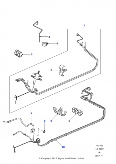 Freelander 1 Low Pressure Fuel Sensor / Fuel Feed Pipe