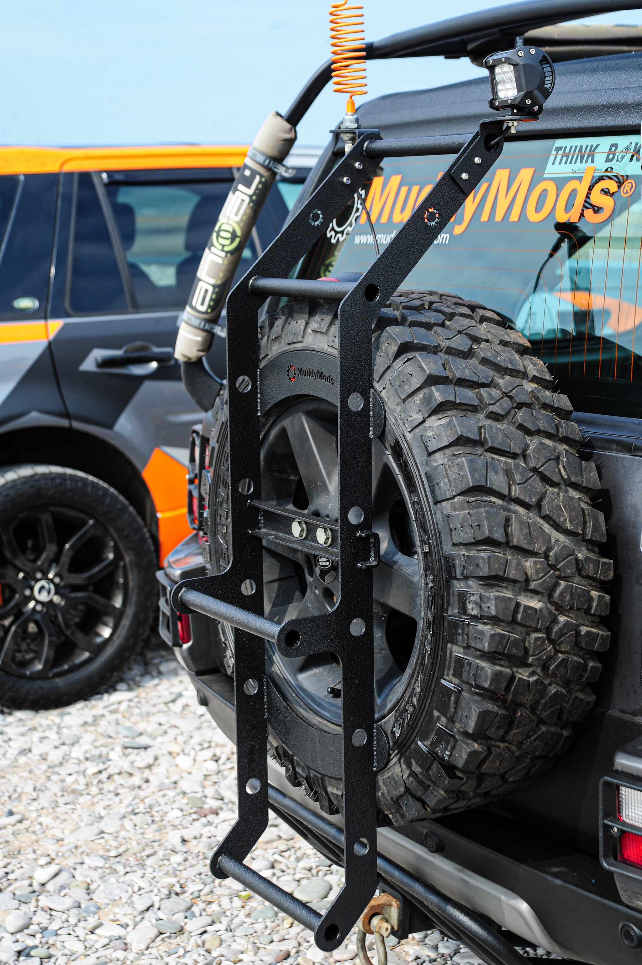 Off Road Rear Ladder Freelander 1 - MuddyMods Rear Access Ladder | MuddyMods