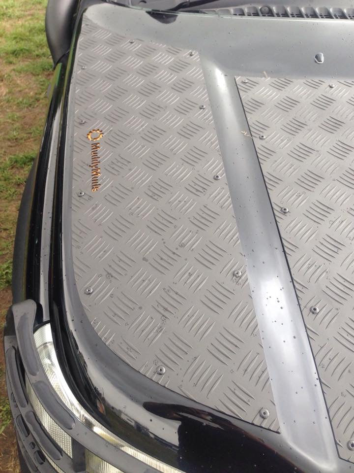 Land Rover Freelander 1 Bonnet Protection Chequer Plate Panels (Outer Panels ONLY)