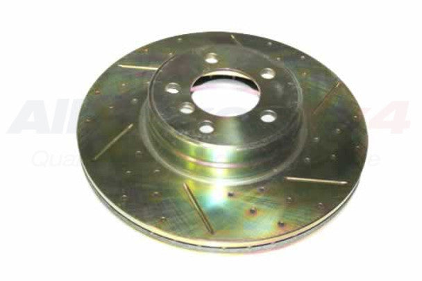 Range Rover L322 to 06 Terrafirma Front Drilled and Grooved Discs (pair)