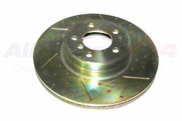 Range Rover L322 to 06 Terrafirma Front Drilled and Grooved Discs (pair)