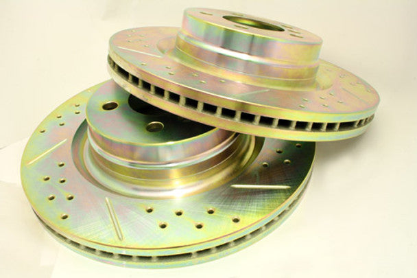 2006 Range Rover L322 Terrafirma Front Drilled And Grooved Discs (pair)
