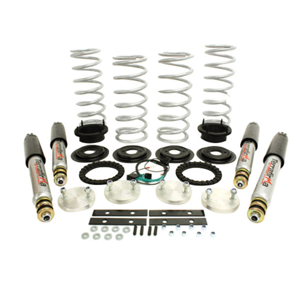 Range Rover P38 Terrafirma Air to Coil Conversion with All Terrain Shocker Kit