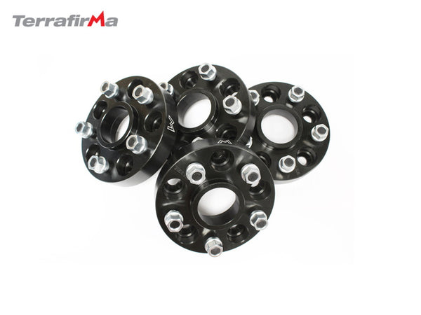 Terrafirma 30mm Black Alloy Wheel Spacers D2/P38