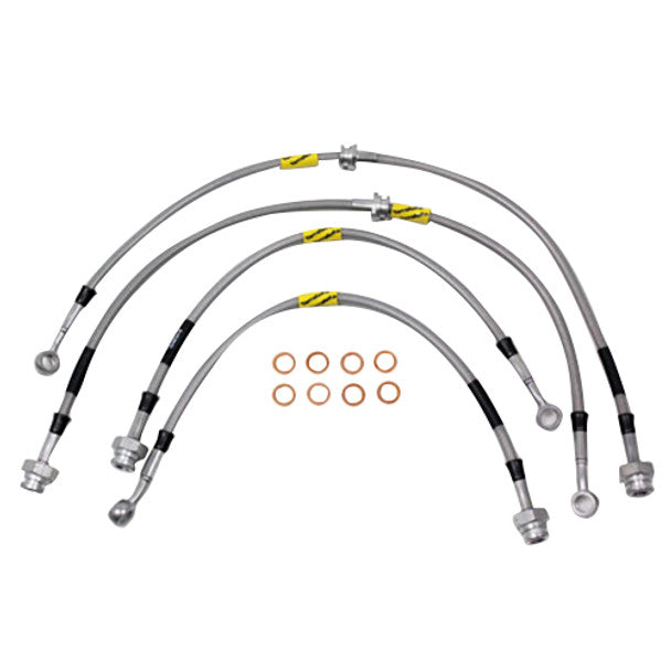 Discovery 2 Stainless Steel Braided Extended Brake Hose Kit Goodridge