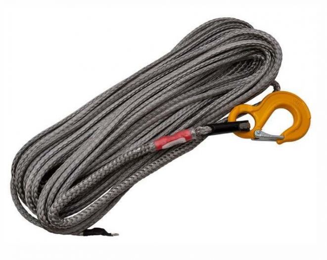 Replacement Dyneema winch rope with hook