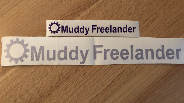 Muddy Freelander Sticker - PURPLE