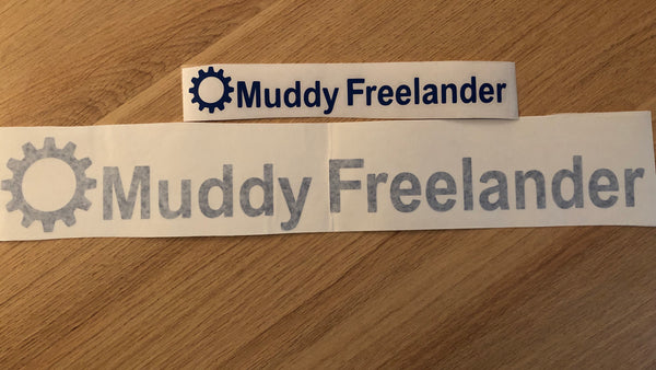 Muddy Freelander Sticker - BLUE